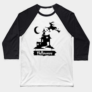 Pumpkin Halloween Witch Party Costume Gift Baseball T-Shirt